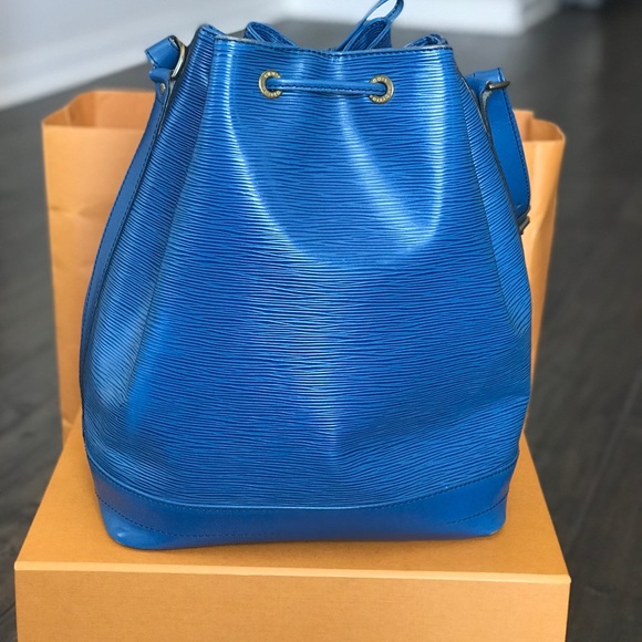 Authentic Louis Vuitton Noe GM Blue - Picture 3 of 8